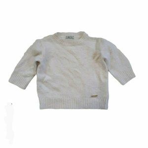 Mayoral Girls White Fuzzy Sweater OS